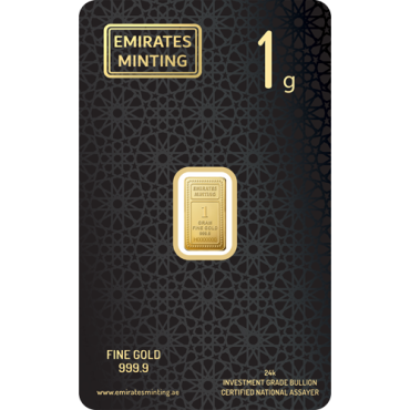1g Gold Bar (999.9)